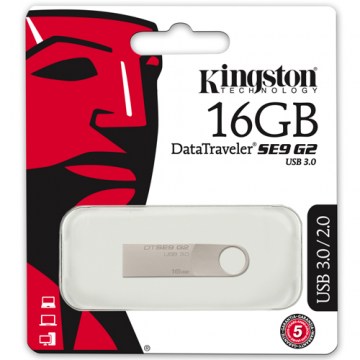 PEN DRIVE KINGSTON DATA TRAVELER SE9 G2 USB 3.0 - 16GB